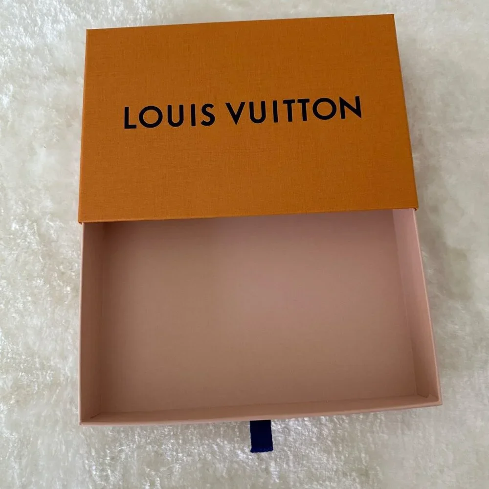 Louis Vuitton Empty Gift Box For A Clémence Wallet Orange Brown O/S